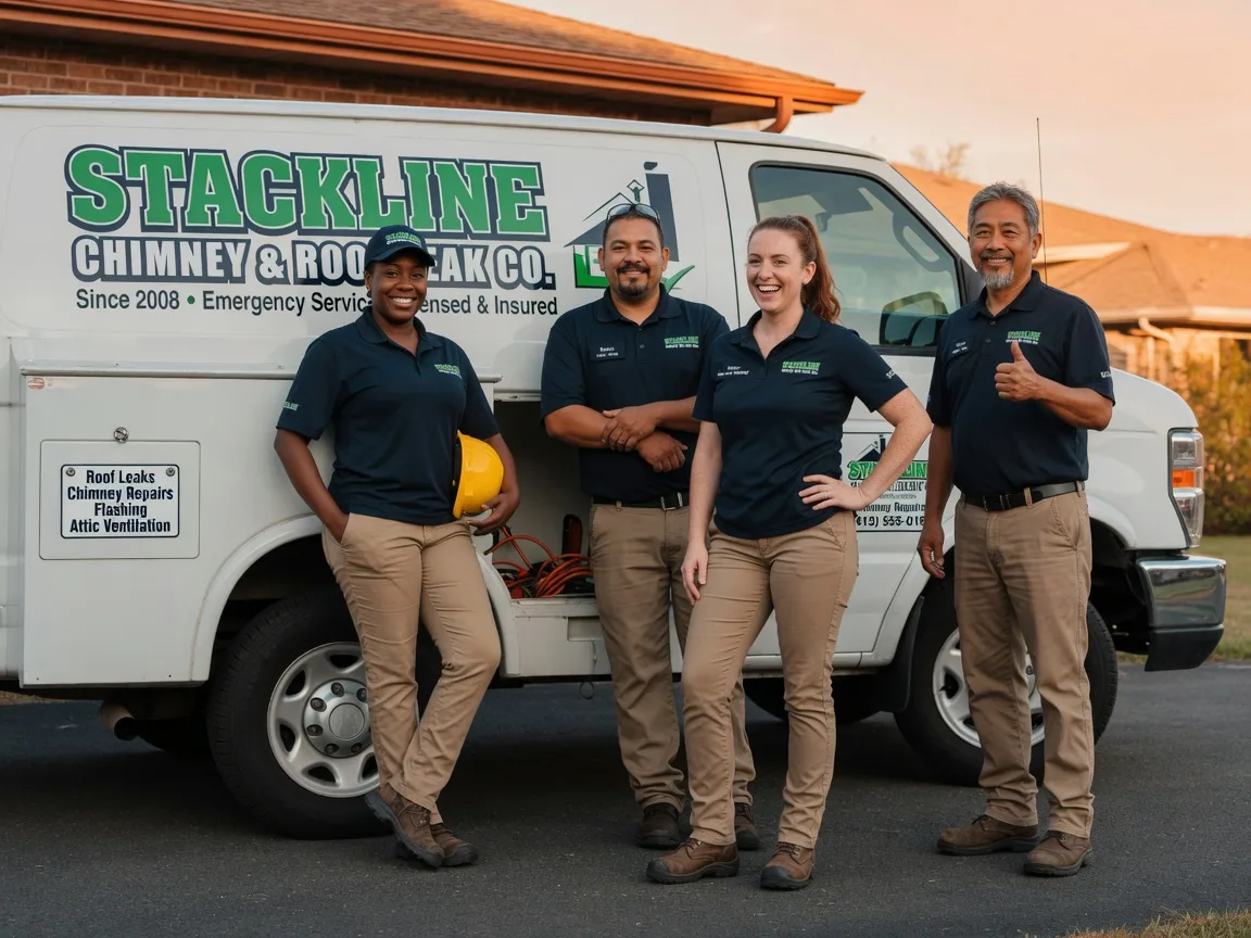 Chimney flashing repair company in Dana, IA